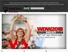 Tablet Screenshot of ducaticarrara.com